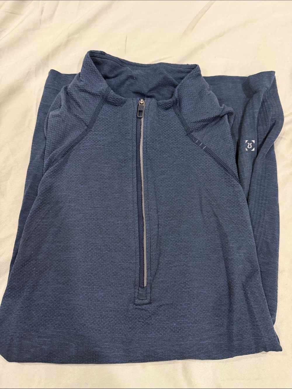 Lululemon men’s metal vent tech 1/2 zip long sleeve navy